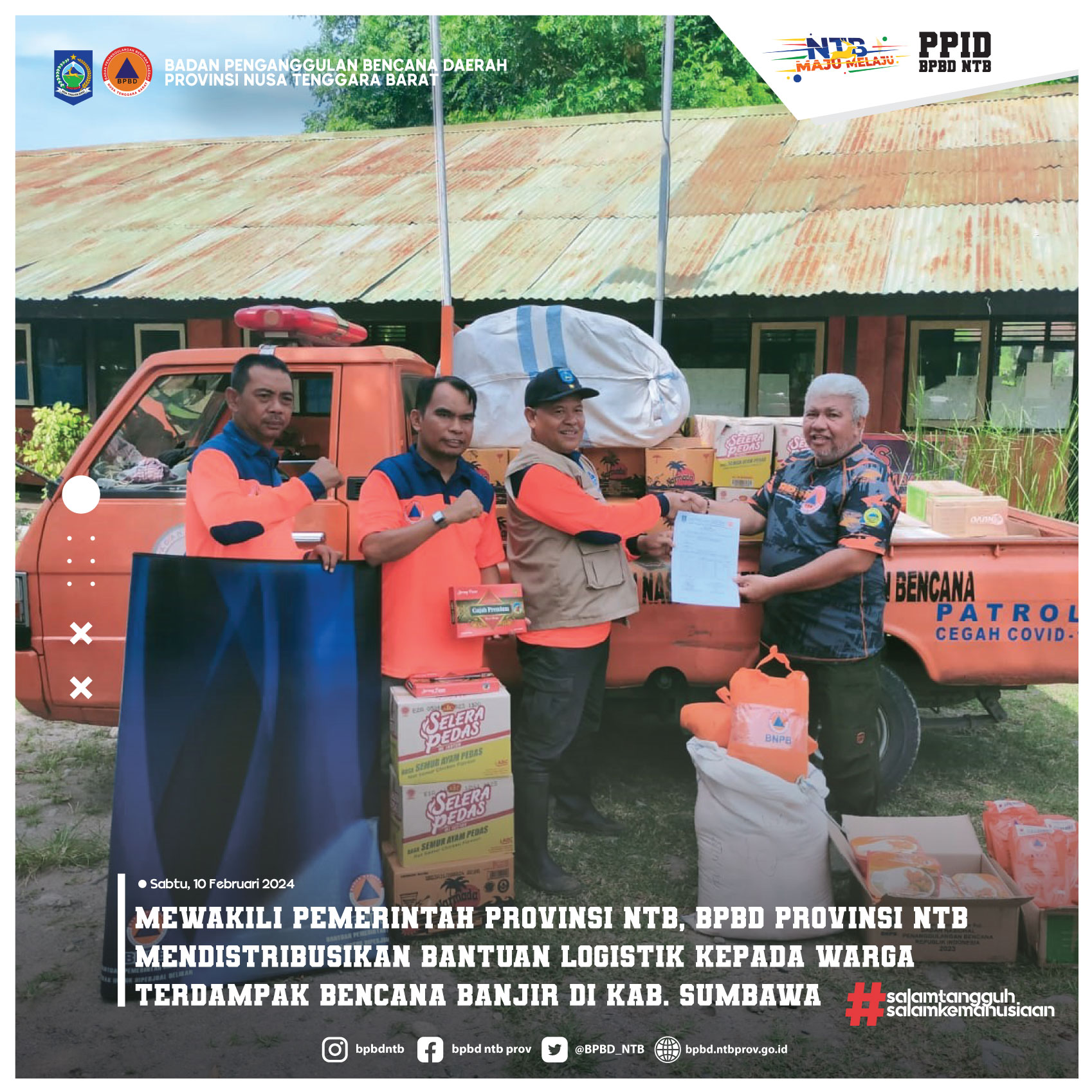 SiAGA | Mewakili Pemerintah Provinsi NTB, BPBD Provinsi NTB ...